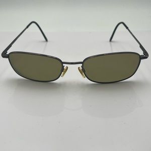 Vintage Montreaux Grande Gunmetal Oval Sunglasses Frames